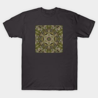 Shades of Green Kaleidoscopic Mandala Number 4 T-Shirt